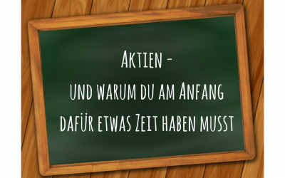 Aktien, dafür hab ich keine Zeit!