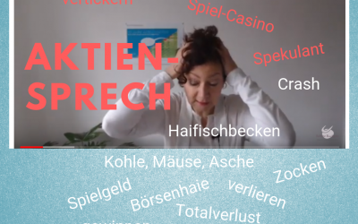 Aktien-Sprech