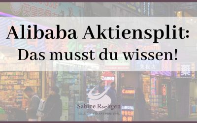 Aktiensplit bei Alibaba: Das musst du jetzt wissen!