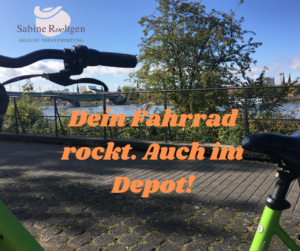 Dein Fahrrad rockt. Auch im Depot!