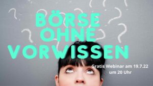 Beispielbild für Börse ohne Vorwissen Gratis Webinar