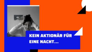Beispielbild für Kein Aktionär für eine Nacht...
