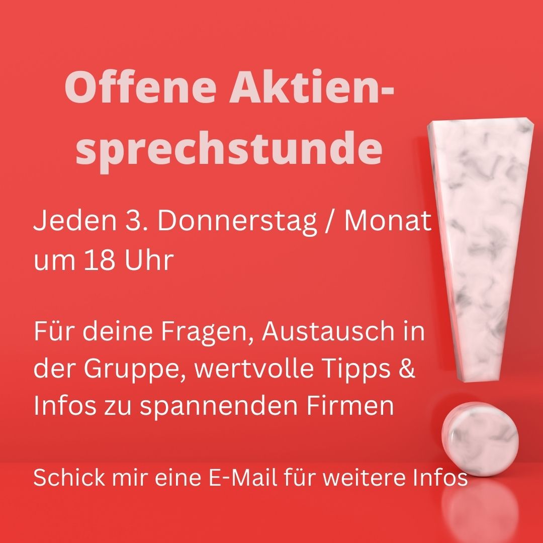 Beispielbild für Aktiensprechstunde